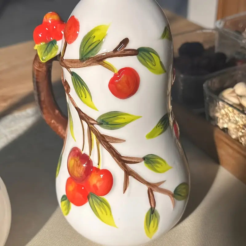 2pcs Ceramic Oil Bottles with Pourer Spouts