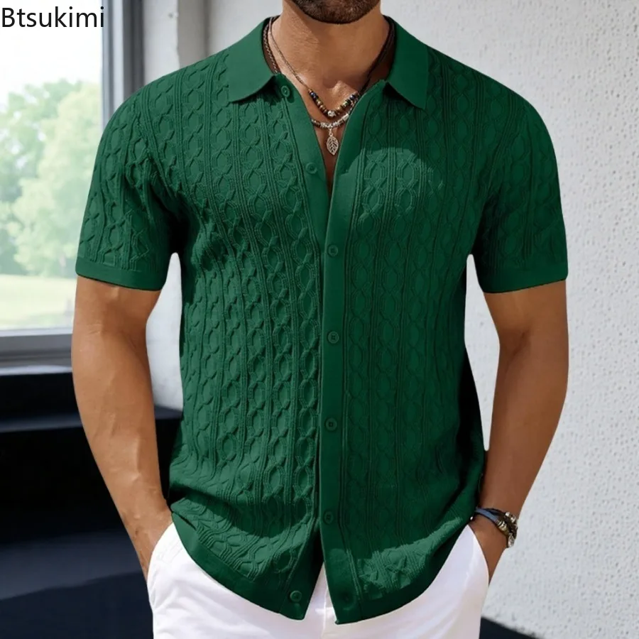 Latina Men’s Knitted Short Sleeve Polo Shirt
