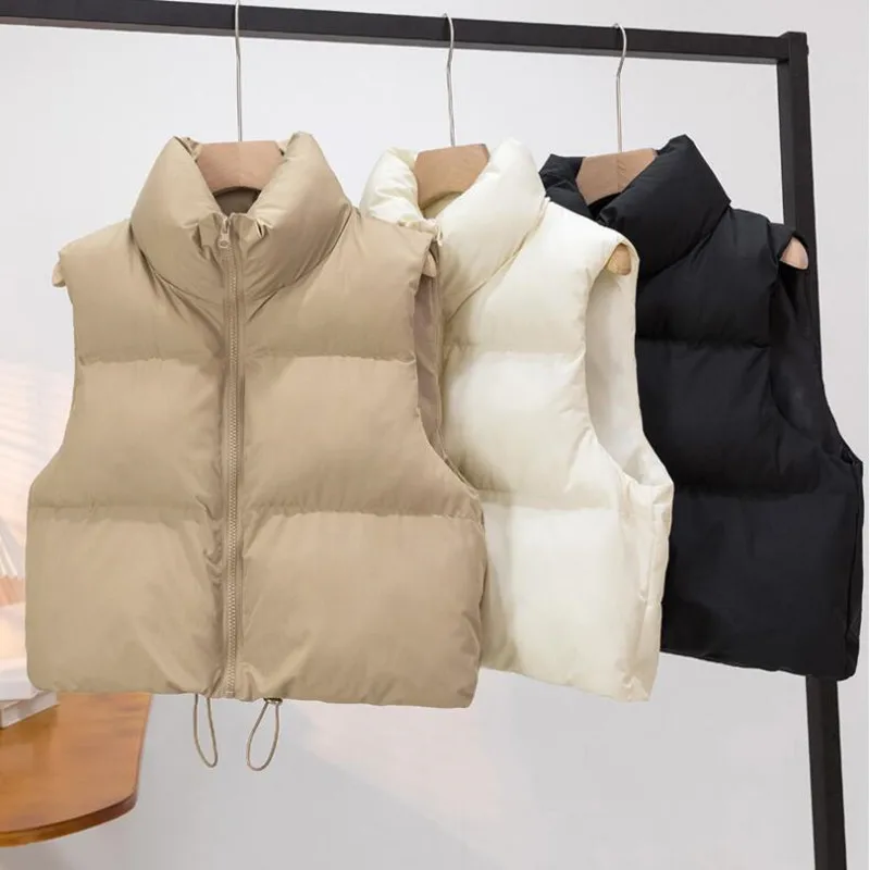 Indiana Women’s Puffer Vest Sleeveless Cotton Padded Jacket