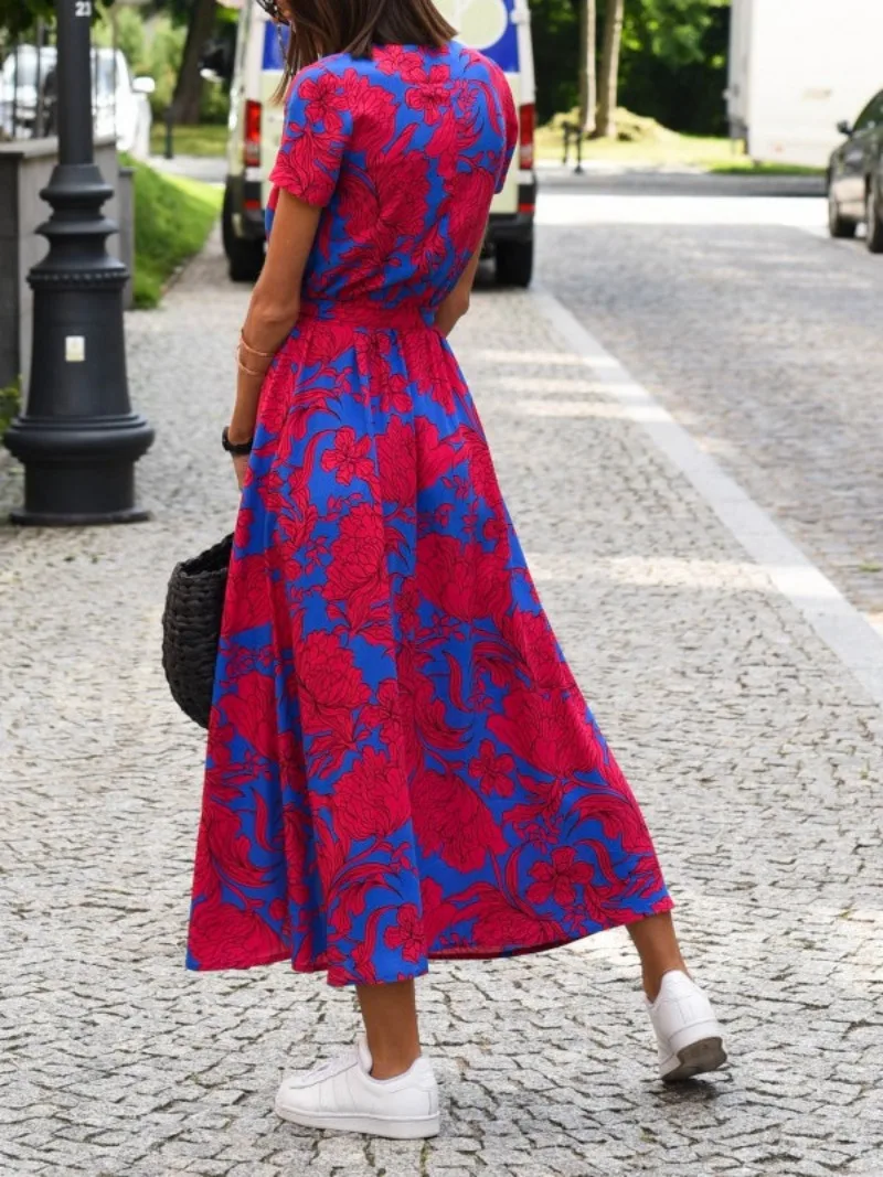 Evie Wrap Maxi Dress