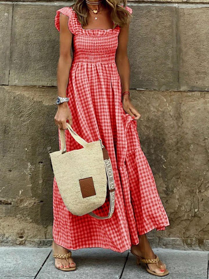 Amelia V Neck Maxi Dress