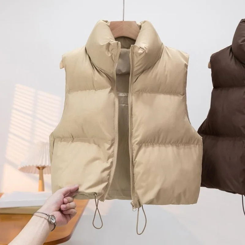 Indiana Women’s Puffer Vest Sleeveless Cotton Padded Jacket