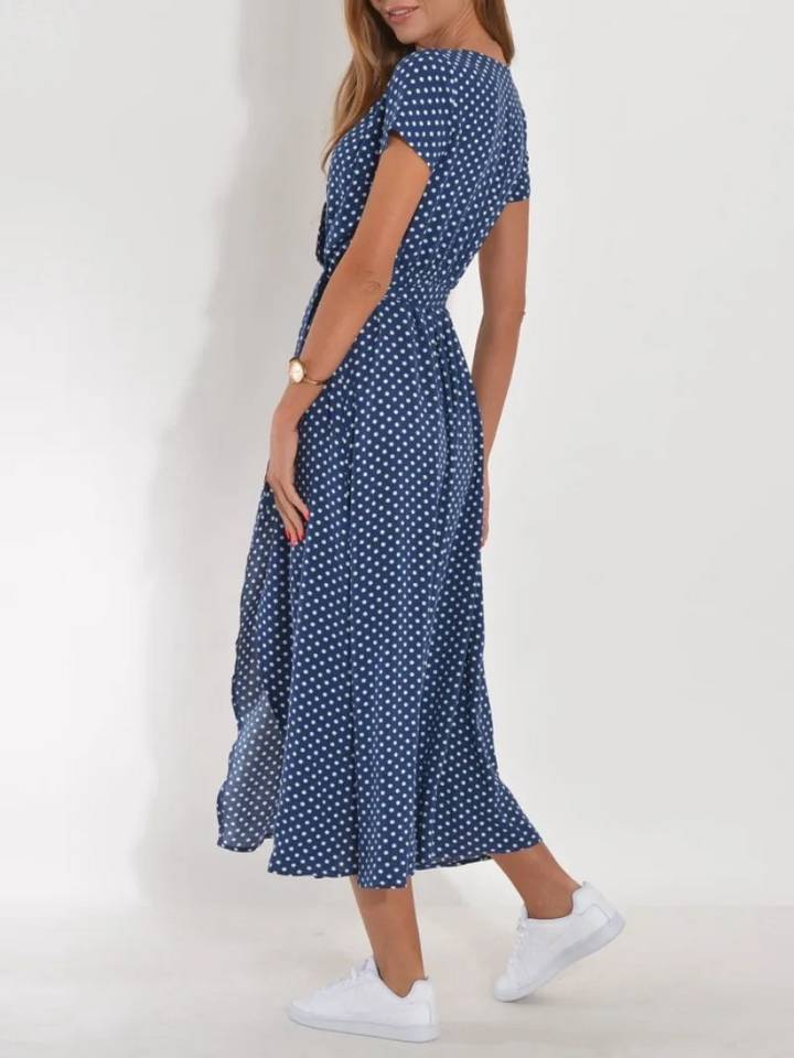 Evie Wrap Maxi Dress