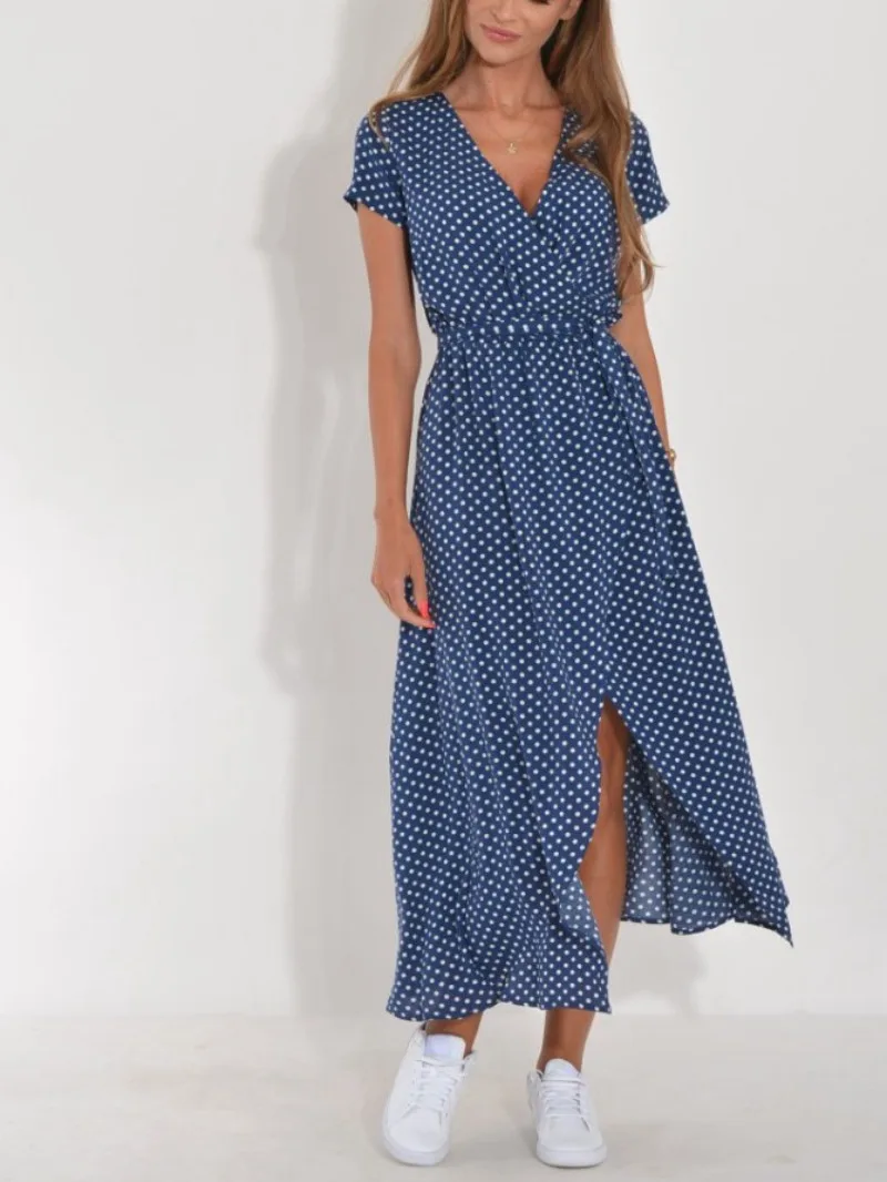 Evie Wrap Maxi Dress