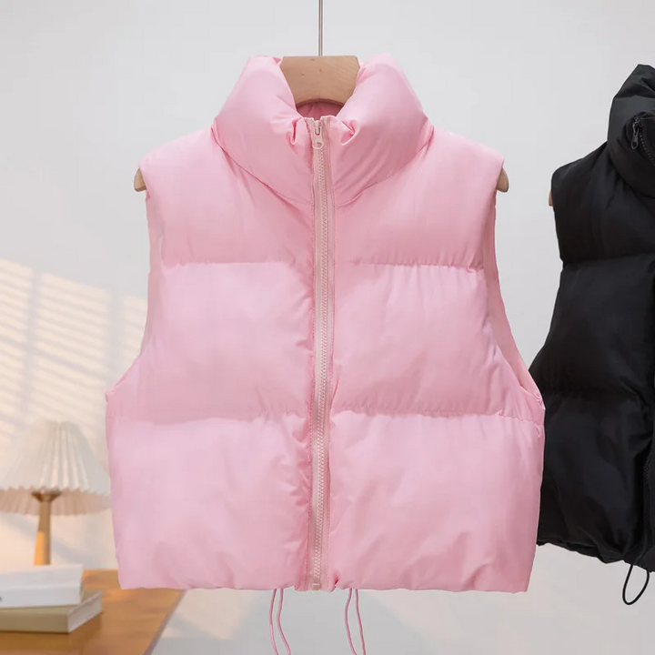 Indiana Women’s Puffer Vest Sleeveless Cotton Padded Jacket