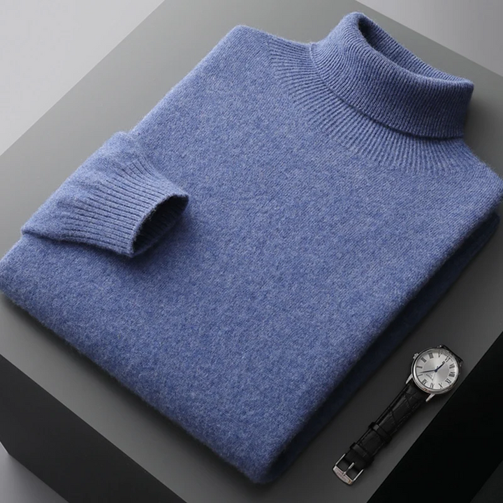 Napoli Men’s Merino Wool Turtleneck Sweater