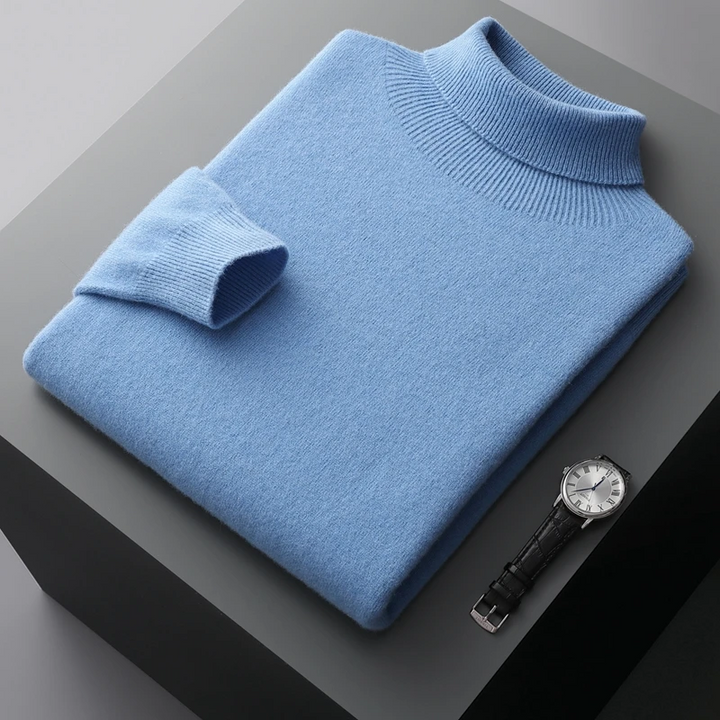 Napoli Men’s Merino Wool Turtleneck Sweater