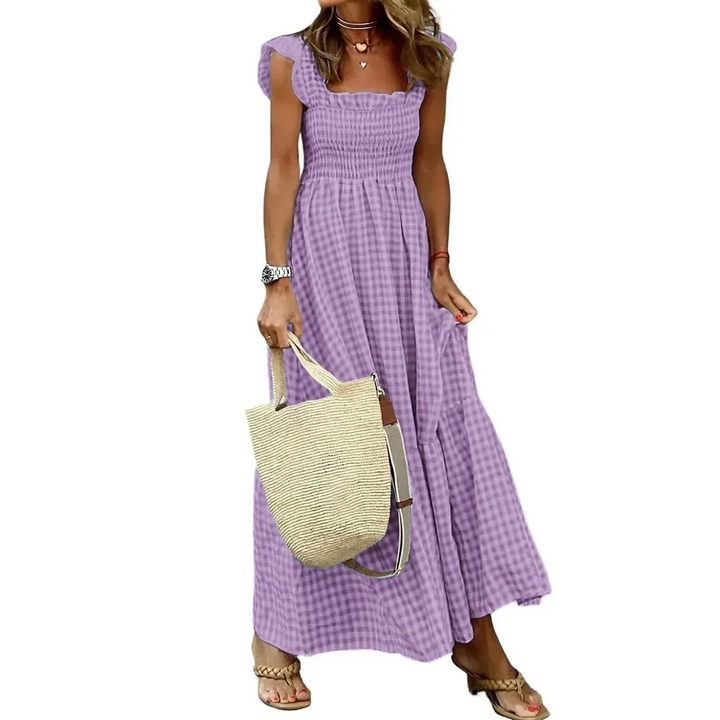 Amelia V Neck Maxi Dress