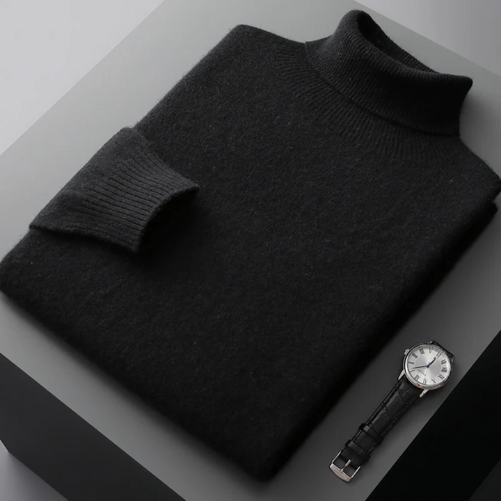 Napoli Men’s Merino Wool Turtleneck Sweater