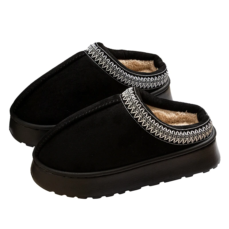Ember Women’s Plush Indoor Outdoor Slippers with Anti Slip Sole