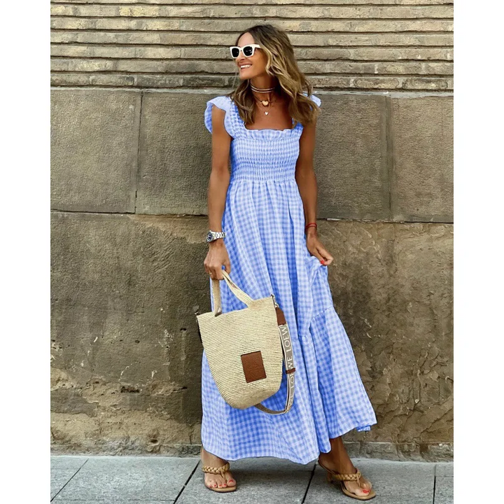 Amelia V Neck Maxi Dress
