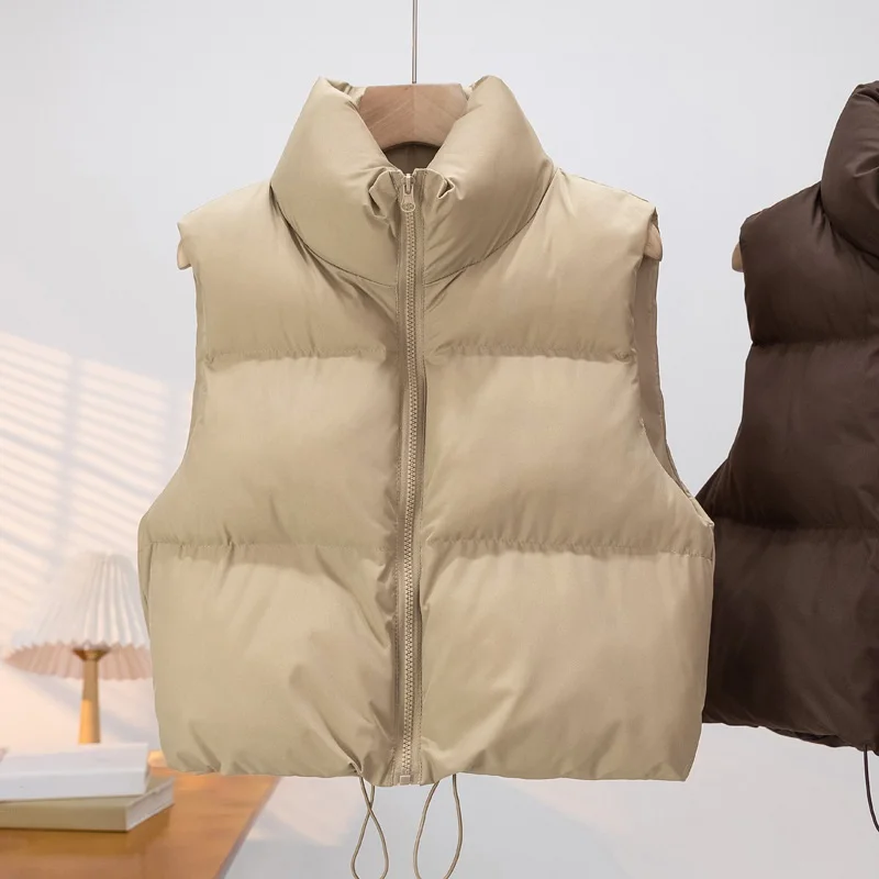 Indiana Women’s Puffer Vest Sleeveless Cotton Padded Jacket