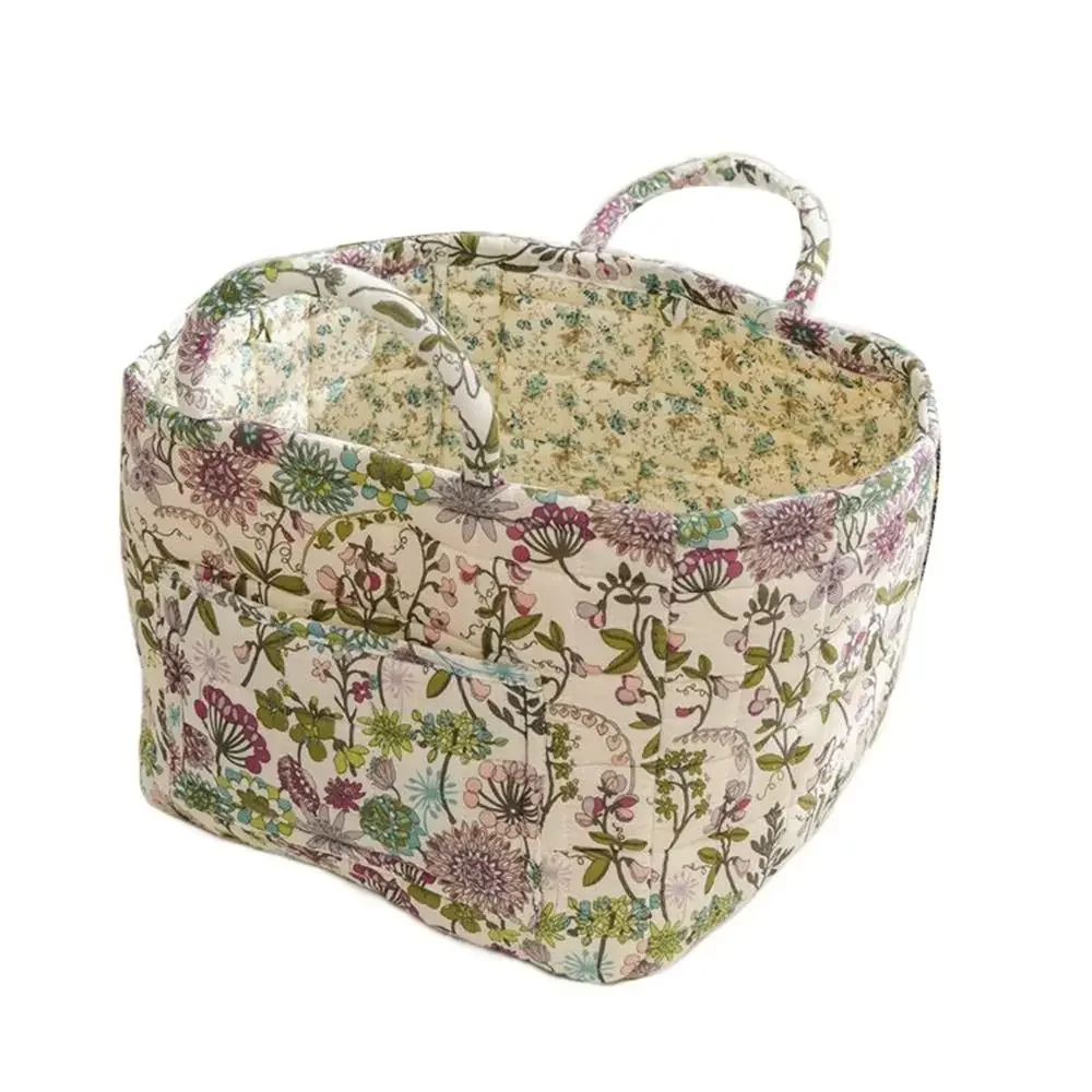 Fabric Storage Basket with Handles – Foldable, Stackable, Washable Organizer