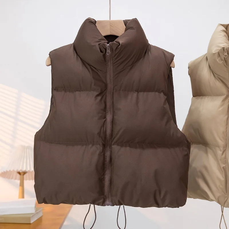 Indiana Women’s Puffer Vest Sleeveless Cotton Padded Jacket