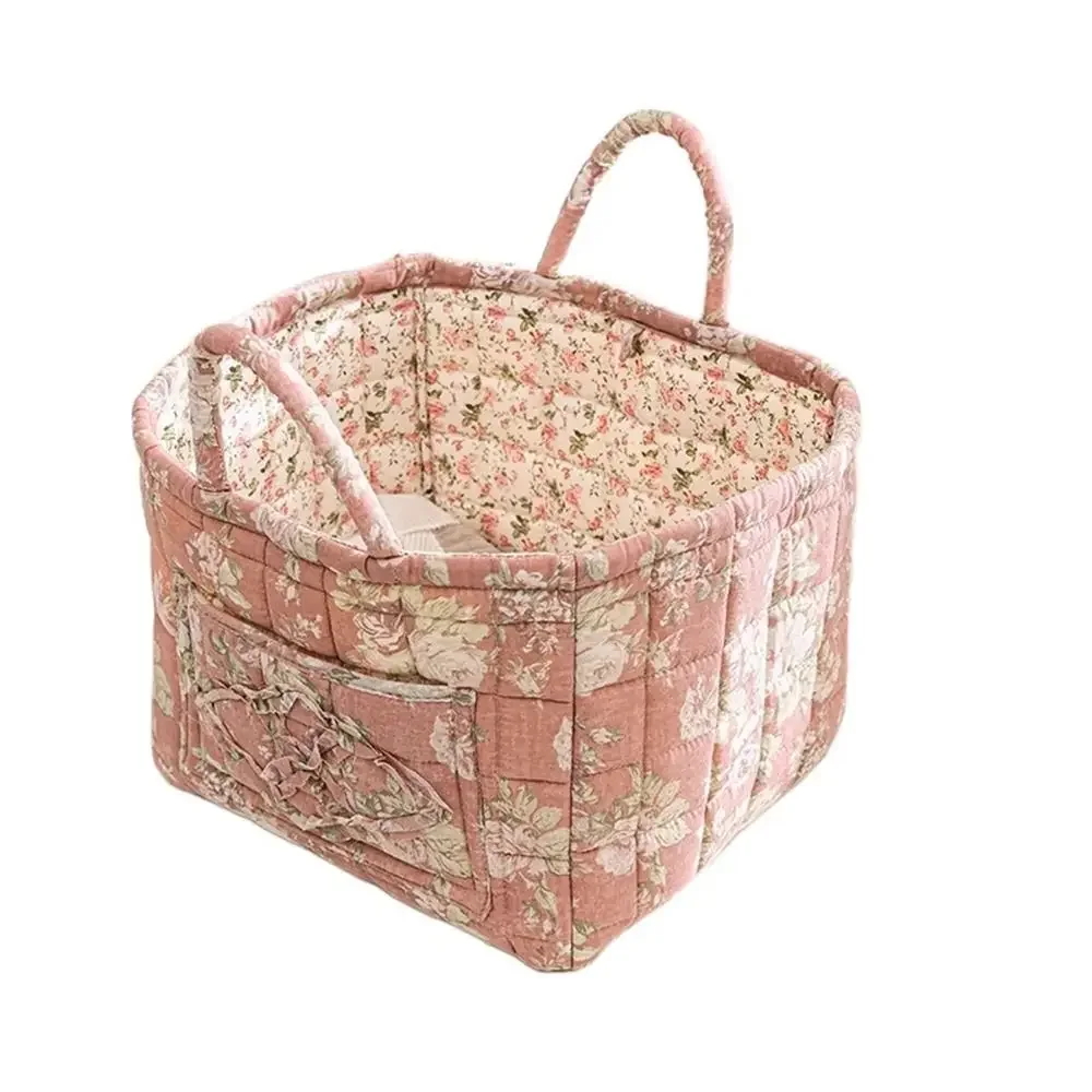 Fabric Storage Basket with Handles – Foldable, Stackable, Washable Organizer
