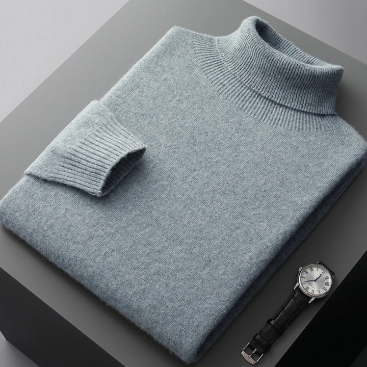 Napoli Men’s Merino Wool Turtleneck Sweater