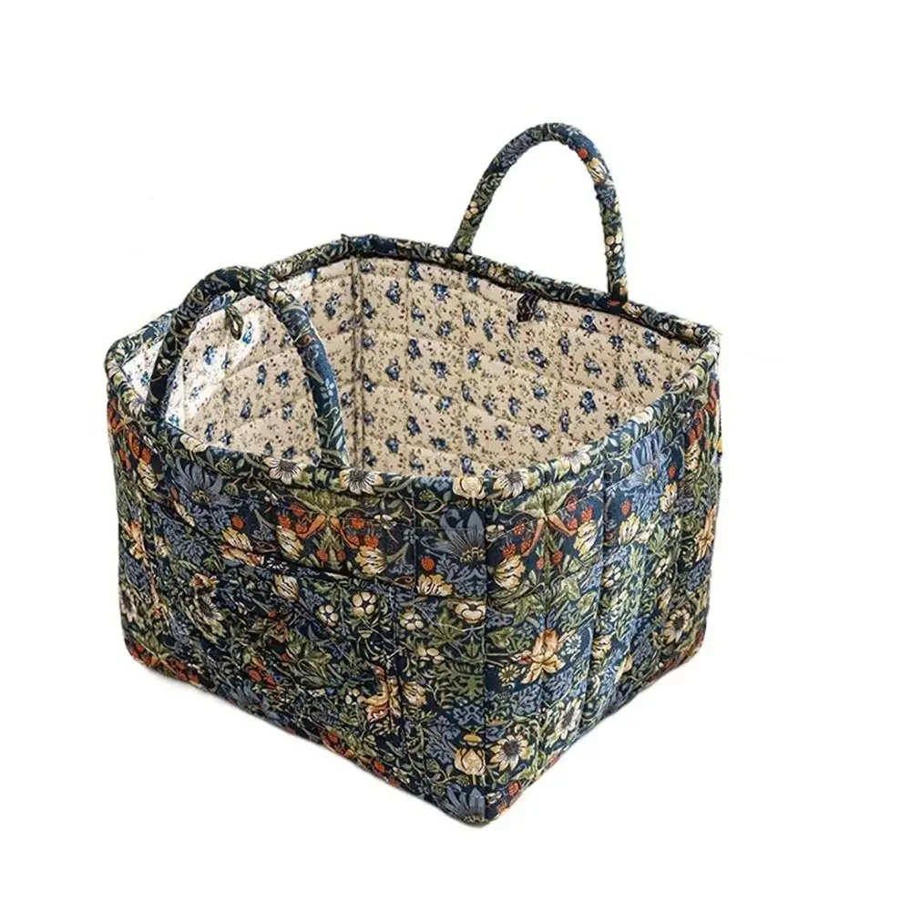 Fabric Storage Basket with Handles – Foldable, Stackable, Washable Organizer