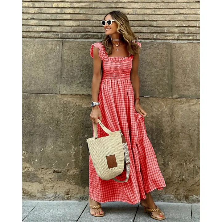 Amelia V Neck Maxi Dress