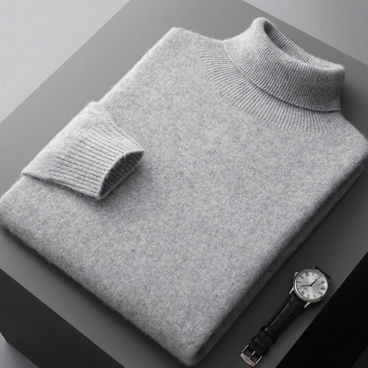 Napoli Men’s Merino Wool Turtleneck Sweater
