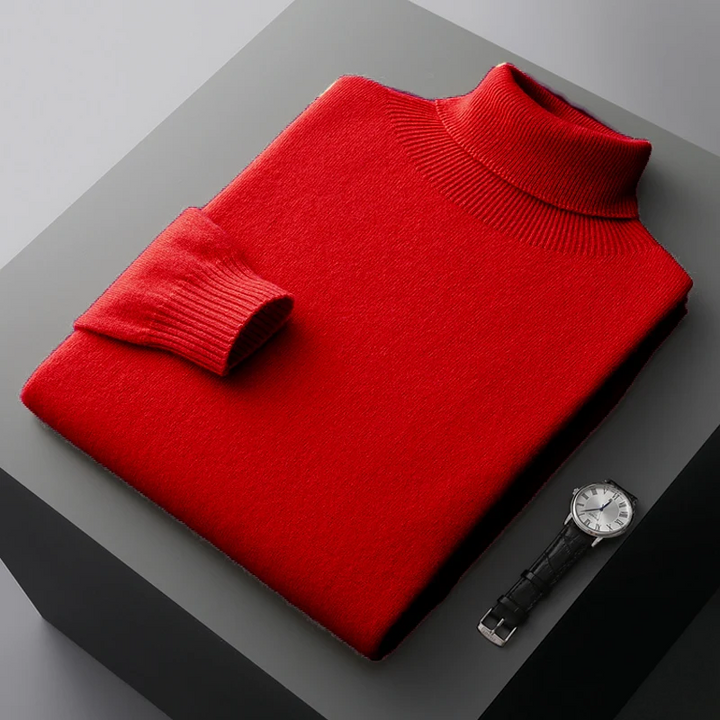 Napoli Men’s Merino Wool Turtleneck Sweater