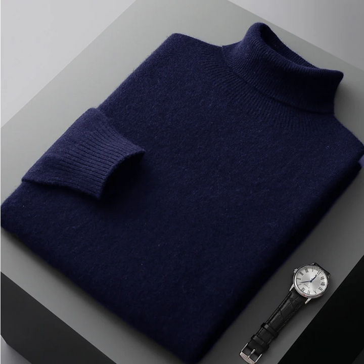 Napoli Men’s Merino Wool Turtleneck Sweater