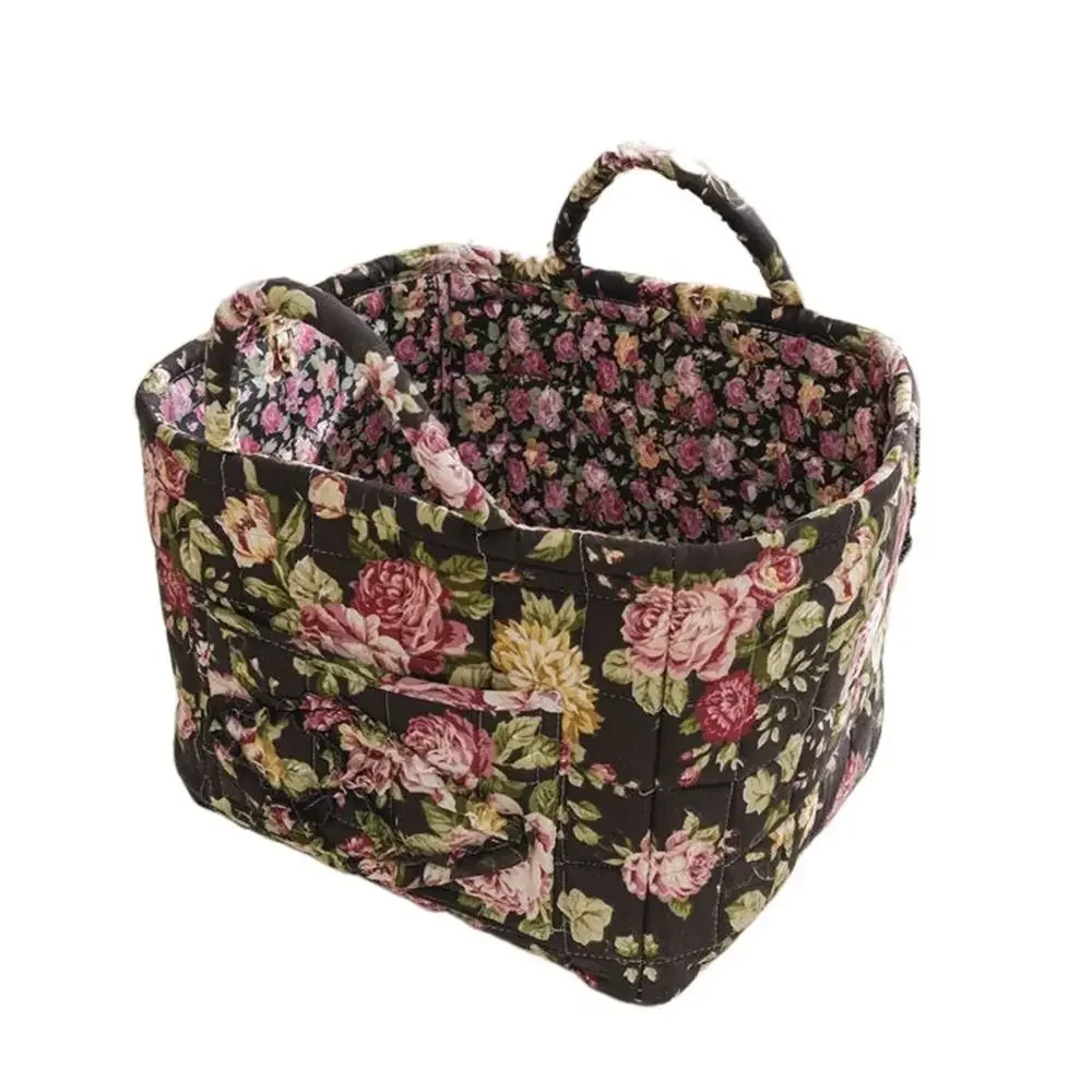 Fabric Storage Basket with Handles – Foldable, Stackable, Washable Organizer