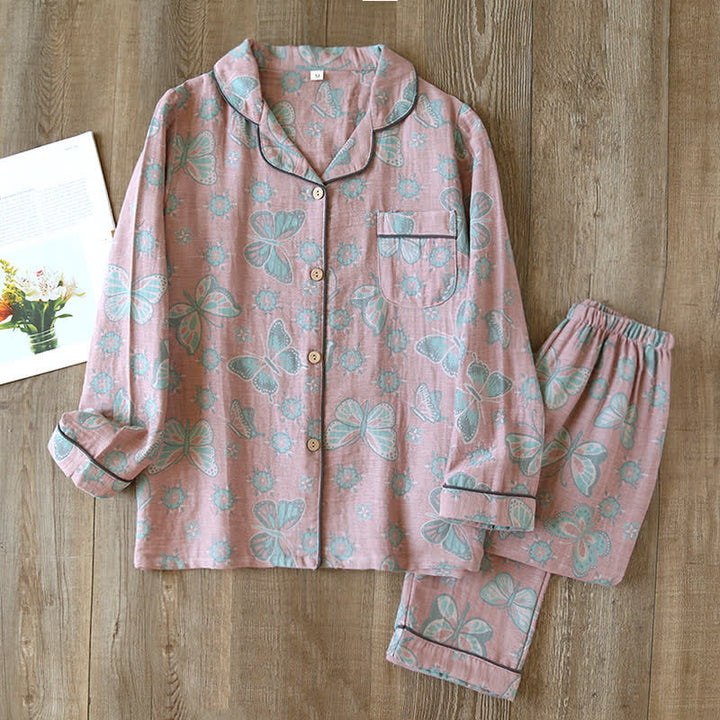 Maribel Butterfly Cotton Lounge Set